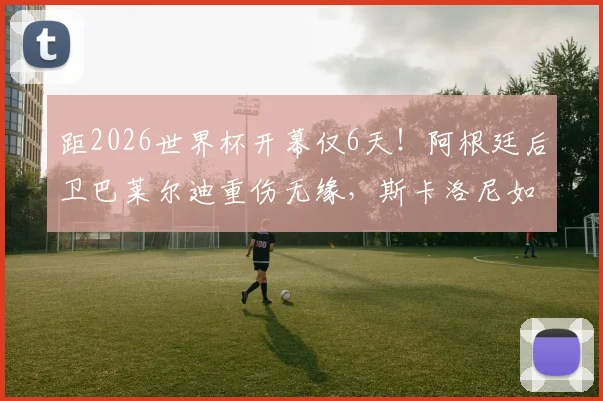 距2026世界杯开幕仅6天！阿根廷后卫巴莱尔迪重伤无缘，斯卡洛尼如何应对防线危机？